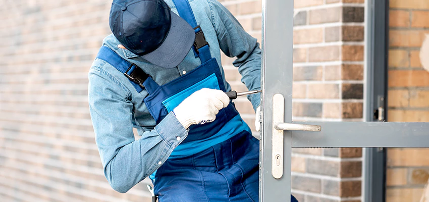 Pivot Storefront Door Locks Installation in Lathrop, California